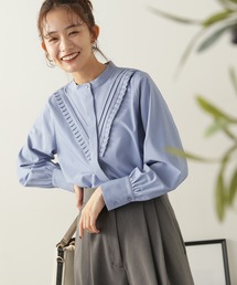 N.（N. Natural Beauty Basic） | ◆プリーツフリルブラウス(シャツ/ブラウス)