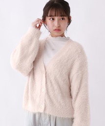 repipi armario（レピピ アルマリオ）の「ラメシャギーショートカーデ（Tシャツ/カットソー・キッズ）」