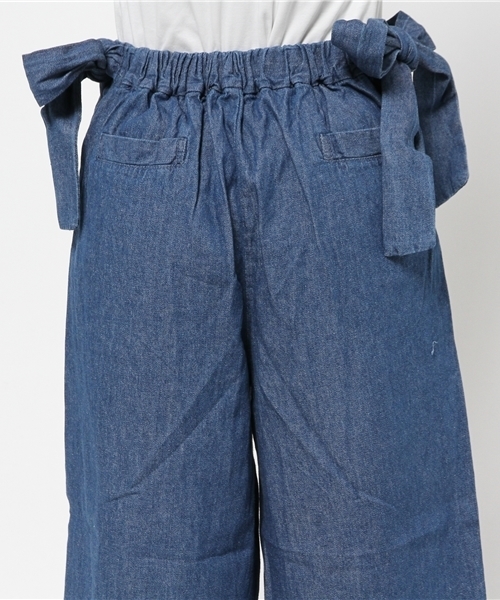 one after another NICE CLAUP（ワンアフターアナザーナイスクラップ）の「【mina10月号掲載 ナイスクラップ】サイドリボンガウチョＰＴ（その他パンツ・レディース・ブルー/ネイビー/カーキ・FREE）」の6枚目の写真