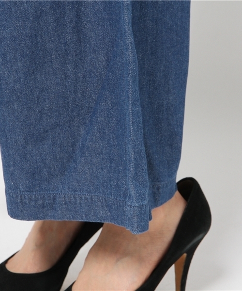 one after another NICE CLAUP（ワンアフターアナザーナイスクラップ）の「【mina10月号掲載 ナイスクラップ】サイドリボンガウチョＰＴ（その他パンツ・レディース・ブルー/ネイビー/カーキ・FREE）」の8枚目の写真