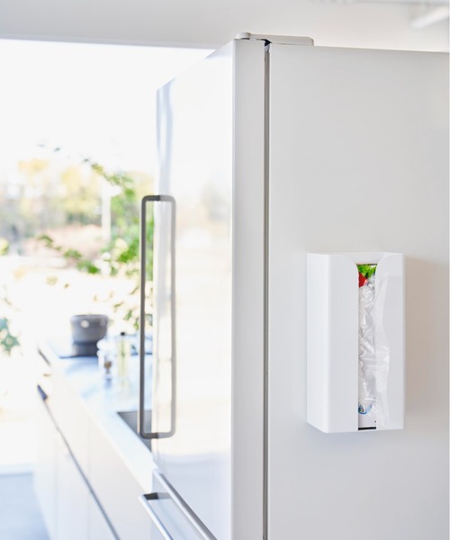 tower（タワー）の「tower（タワー）マグネットポリ袋＆キッチンペーパーホルダー（キッチン収納・レディース・ブラック/ホワイト・ONE SIZE）」の3枚目の写真