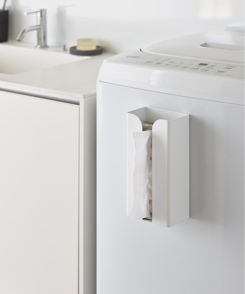 tower（タワー）の「tower（タワー）マグネットポリ袋＆キッチンペーパーホルダー（キッチン収納・レディース・ブラック/ホワイト・ONE SIZE）」の11枚目の写真