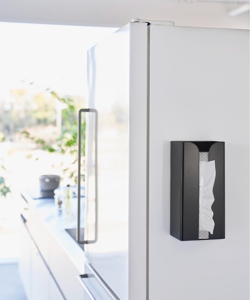 tower（タワー）の「tower（タワー）マグネットポリ袋＆キッチンペーパーホルダー（キッチン収納・レディース・ブラック/ホワイト・ONE SIZE）」の12枚目の写真