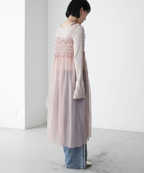 forksy.】 クルーネックラメリブニット forksy.│MONO-MART