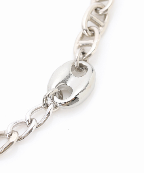 JOURNAL STANDARD(ジャーナルスタンダード)の「ミックスチェーンネックレス(ネックレス・レディース・シルバー・FREE)」の3枚目の写真