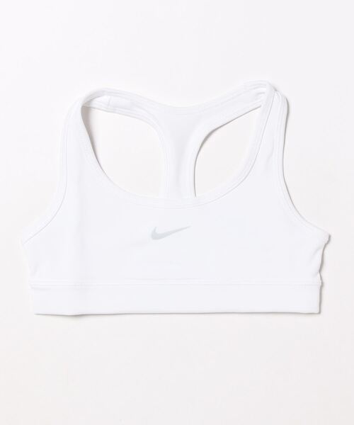 NIKE(ナイキ)の「《NIKEアパレル》ナイキ YTH ガールズ DF スウッシュ ブラ(スポーツブラ・レディース・ブラック/ホワイト/オレンジ系その他・140/160/150/130)」の1枚目の写真
