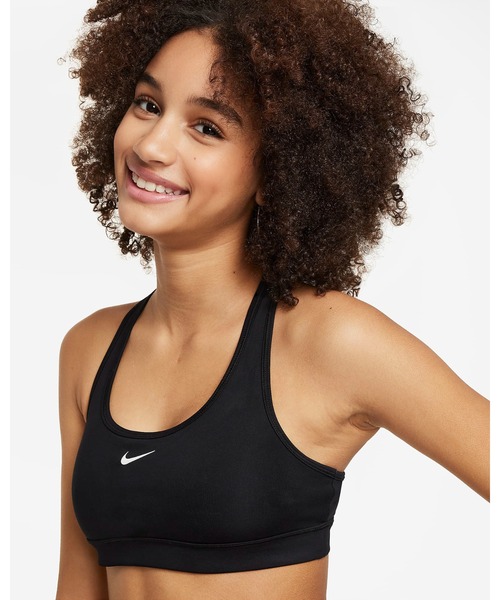 NIKE(ナイキ)の「《NIKEアパレル》ナイキ YTH ガールズ DF スウッシュ ブラ(スポーツブラ・レディース・ブラック/ホワイト/オレンジ系その他・140/160/150/130)」の7枚目の写真