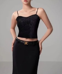 Ritomo De Ricco（リトモ・デ・リコ）の「ブラカップ付ききらきら光沢キャミソール（キャミソール）」