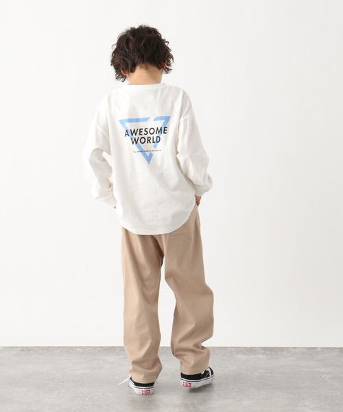 GLOBAL WORK(グローバルワーク)の「スゴラクワイドパンツ/985131(その他パンツ・キッズ・ベージュ/ライトブルー/ブラック・160cm/130cm/150cm/120cm/140cm/170cm)」の16枚目の写真