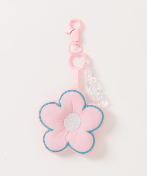 ROPE' PICNIC（ロペピクニック）の「カラフルパディングフラワーキーホルダー（キーホルダー・レディース・ピンク/ライトグリーン/イエロー/ブルー・FREE）」の4枚目の写真