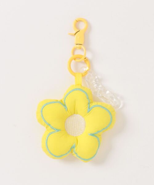 ROPE' PICNIC（ロペピクニック）の「カラフルパディングフラワーキーホルダー（キーホルダー・レディース・ピンク/ライトグリーン/イエロー/ブルー・FREE）」の3枚目の写真