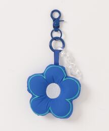カラフルパディングフラワーキーホルダー