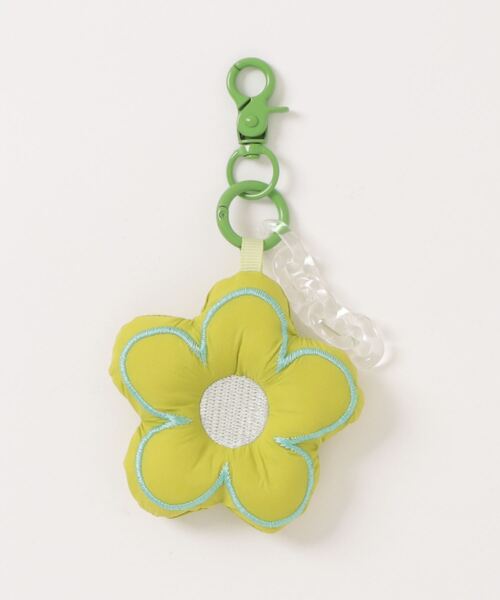 ROPE' PICNIC（ロペピクニック）の「カラフルパディングフラワーキーホルダー（キーホルダー・レディース・ピンク/ライトグリーン/イエロー/ブルー・FREE）」の2枚目の写真