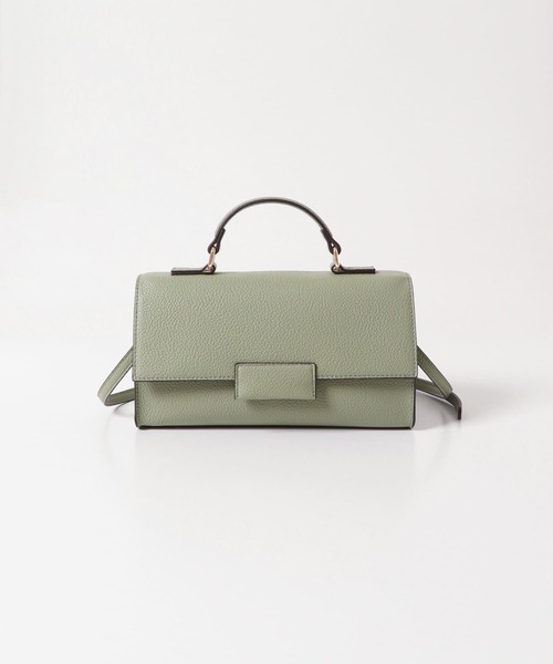 URBAN RESEARCH ROSSO WOMEN（アーバンリサーチ　ロッソ）の「フラップショルダーバッグ（ショルダーバッグ・レディース・ベージュ系その他/グリーン系その他/オフホワイト・-）」の11枚目の写真