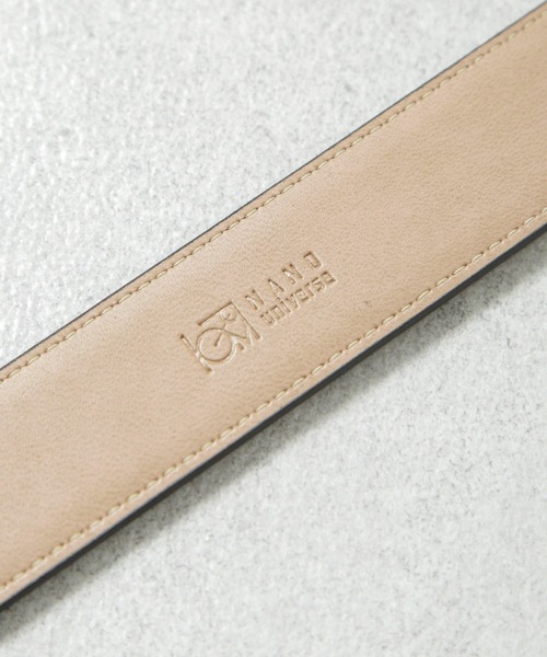 NANO universe（ナノユニバース）の「日本製 水シボレザーベルト（ベルト・メンズ・ダークブラウン/ブラック・FREE）」の7枚目の写真