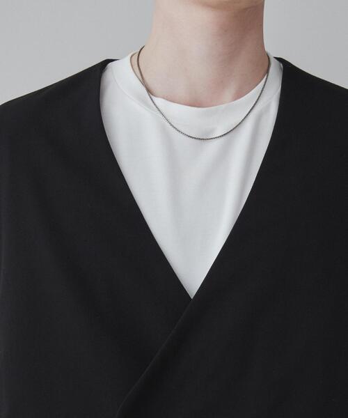 LUCY（ルーシー）の「LUCY/ノーカラーベスト（ベスト・メンズ・ブラック・MEDIUM/LARGE）」の6枚目の写真