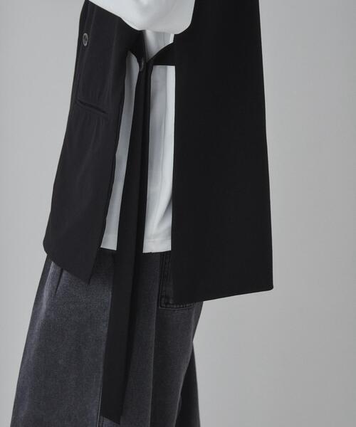 LUCY（ルーシー）の「LUCY/ノーカラーベスト（ベスト・メンズ・ブラック・MEDIUM/LARGE）」の7枚目の写真