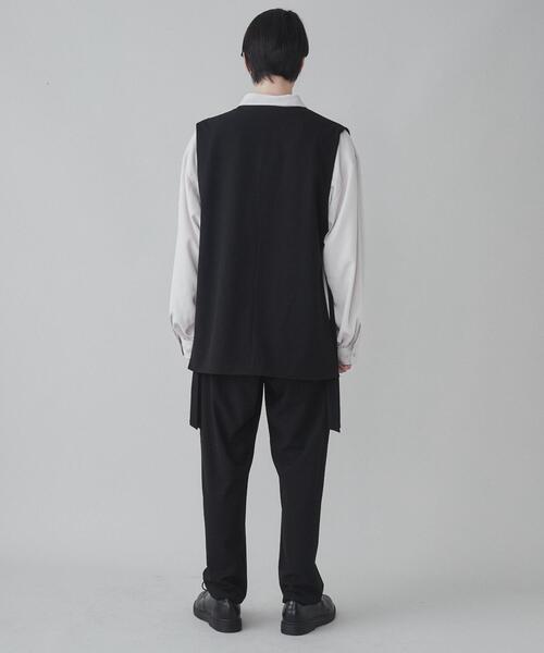 LUCY（ルーシー）の「LUCY/ノーカラーベスト（ベスト・メンズ・ブラック・MEDIUM/LARGE）」の15枚目の写真