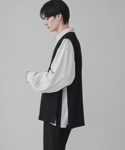 LUCY（ルーシー）の「LUCY/ノーカラーベスト（ベスト・メンズ・ブラック・MEDIUM/LARGE）」の11枚目の写真