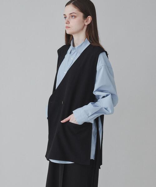 LUCY（ルーシー）の「LUCY/ノーカラーベスト（ベスト・メンズ・ブラック・MEDIUM/LARGE）」の19枚目の写真