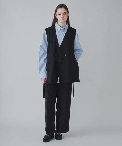 LUCY（ルーシー）の「LUCY/ノーカラーベスト（ベスト・メンズ・ブラック・MEDIUM/LARGE）」の20枚目の写真