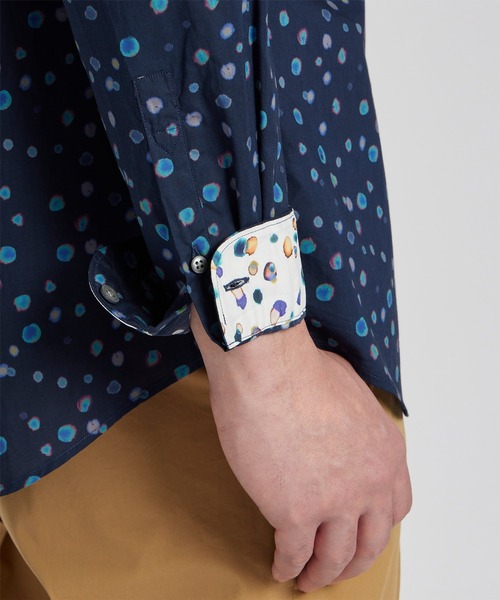paul smith 希少 葉 柄 リーフ マルチ bdシャツ L ポールスミス paul smith 希少 葉 柄 リーフ マルチ bdシャツ L ポールスミス