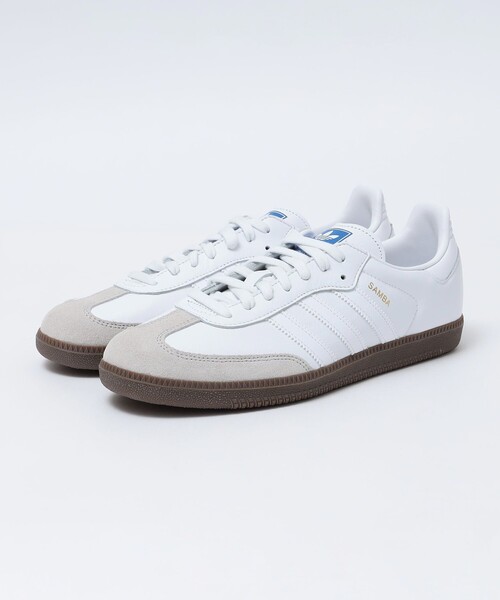 adidas(アディダス)の「ADIDAS: SAMBA OG(スニーカー・メンズ・ブラック/ライトホワイト/ネイビー/ホワイト・11/10/9/8/15 /7.5)」の3枚目の写真