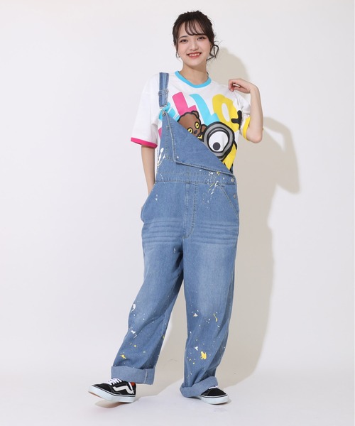 MINIONS（ミニオンズ）の「親子お揃い ミニオン カラフル配色 Tシャツ 9288A（Tシャツ/カットソー・レディース・ホワイト・S/M/L）」の10枚目の写真