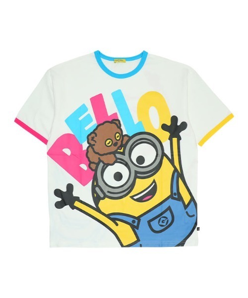 MINIONS（ミニオンズ）の「親子お揃い ミニオン カラフル配色 Tシャツ 9288A（Tシャツ/カットソー・レディース・ホワイト・S/M/L）」の12枚目の写真