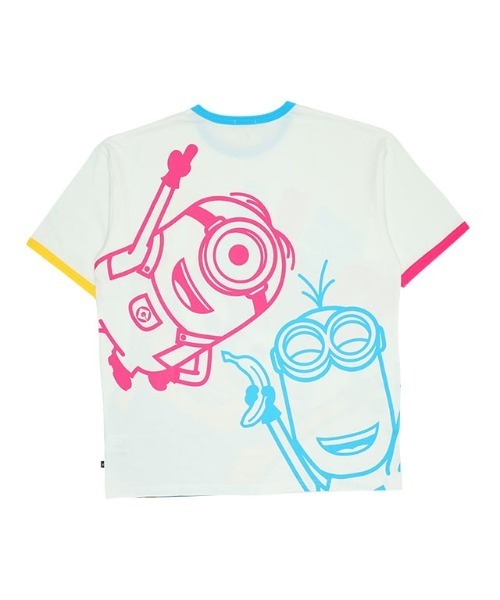 MINIONS（ミニオンズ）の「親子お揃い ミニオン カラフル配色 Tシャツ 9288A（Tシャツ/カットソー・レディース・ホワイト・S/M/L）」の13枚目の写真