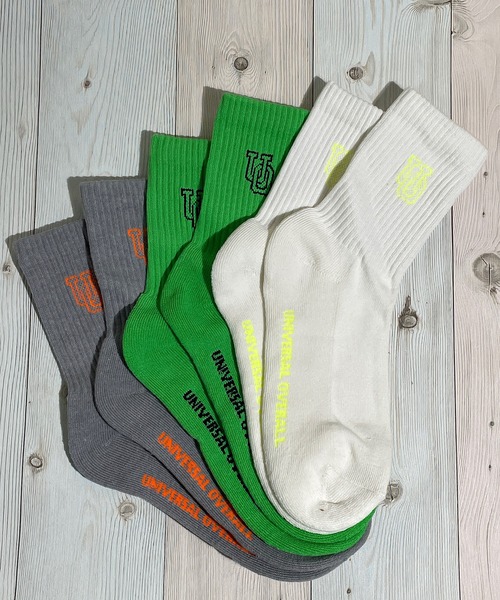 UNIVERSAL OVERALL（ユニバーサルオーバーオール）の「UNIVERSAL OVERALL　ユニバーサルオーバール　レディース 3Pクルーソックス（ソックス/靴下・レディース・その他2/その他3/その他5/その他4/その他1/その他7/その他9/その他12/その他6/その他14/その他15/その他16/その他17/その他11/その他8/その他10/その他13・23-25/23-25cm）」の5枚目の写真