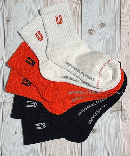 UNIVERSAL OVERALL（ユニバーサルオーバーオール）の「UNIVERSAL OVERALL　ユニバーサルオーバール　レディース 3Pクルーソックス（ソックス/靴下・レディース・その他2/その他3/その他5/その他4/その他1/その他7/その他9/その他12/その他6/その他14/その他15/その他16/その他17/その他11/その他8/その他10/その他13・23-25/23-25cm）」の8枚目の写真