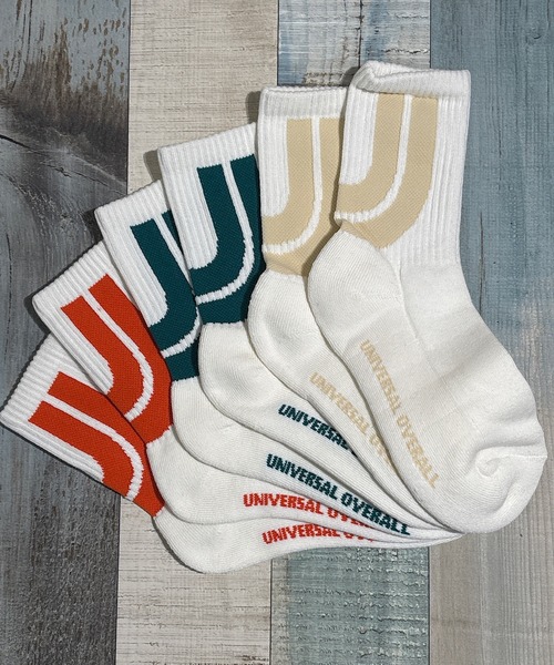 UNIVERSAL OVERALL（ユニバーサルオーバーオール）の「UNIVERSAL OVERALL　ユニバーサルオーバール　レディース 3Pクルーソックス（ソックス/靴下・レディース・その他2/その他3/その他5/その他4/その他1/その他7/その他9/その他12/その他6/その他14/その他15/その他16/その他17/その他11/その他8/その他10/その他13・23-25/23-25cm）」の10枚目の写真