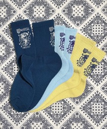 UNIVERSAL OVERALL（ユニバーサルオーバーオール）の「UNIVERSAL OVERALL　ユニバーサルオーバール　レディース 3Pクルーソックス（ソックス/靴下）」