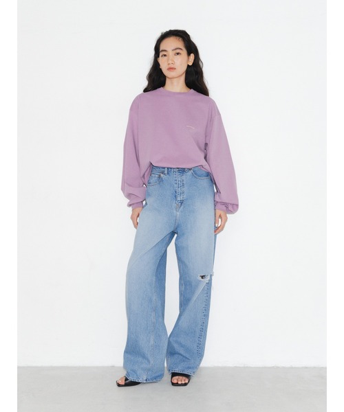 ENCIRCLE(エンサークル)の「【ENCIRCLE/エンサークル】Comfy jeans/コンフィージーンズ(デニム)(デニムパンツ・レディース・ワンウォッシュ・2/1)」の7枚目の写真