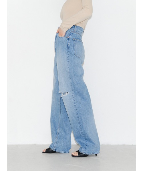 ENCIRCLE(エンサークル)の「【ENCIRCLE/エンサークル】Comfy jeans/コンフィージーンズ(デニム)(デニムパンツ・レディース・ワンウォッシュ・2/1)」の2枚目の写真