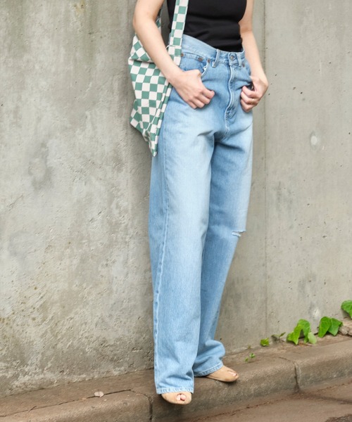 ENCIRCLE(エンサークル)の「【ENCIRCLE/エンサークル】Comfy jeans/コンフィージーンズ(デニム)(デニムパンツ・レディース・ワンウォッシュ・2/1)」の21枚目の写真