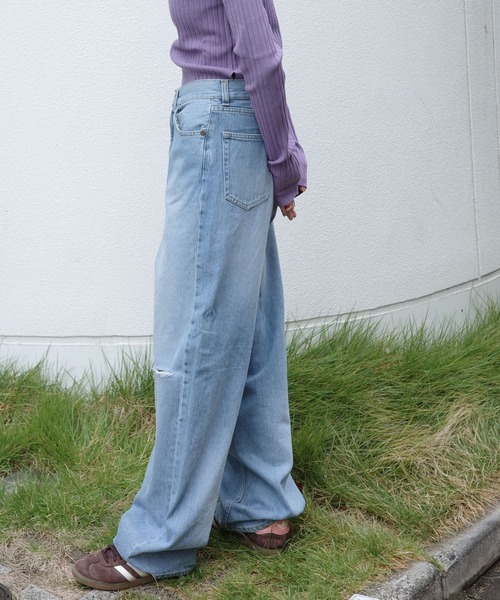 ENCIRCLE(エンサークル)の「【ENCIRCLE/エンサークル】Comfy jeans/コンフィージーンズ(デニム)(デニムパンツ・レディース・ワンウォッシュ・2/1)」の22枚目の写真