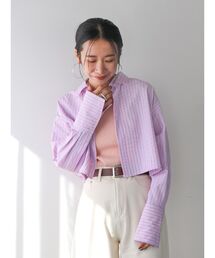 Ungrid | ダブルカフスショートシャツ(シャツ/ブラウス)