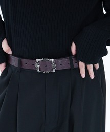 Ellno Loset（エルノロゼット）の「エンボスフラワーベルト（ベルト）」