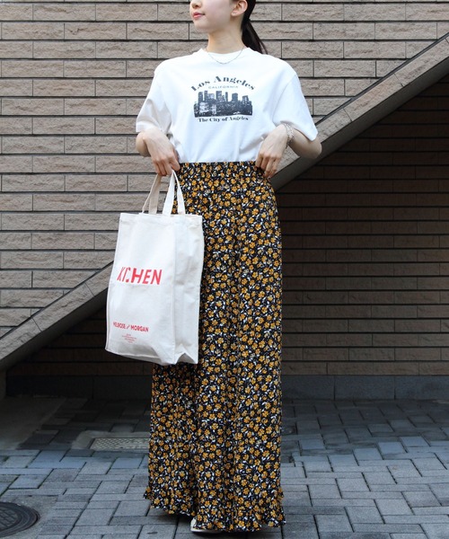 THE SHINZONE(ザ シンゾーン)の「THE SHINZONE/シンゾーン ロサンゼルスTEE LOS ANGELES TEE 24MMSCU03(Tシャツ/カットソー・レディース・ホワイト/ネイビー・FREE)」の9枚目の写真