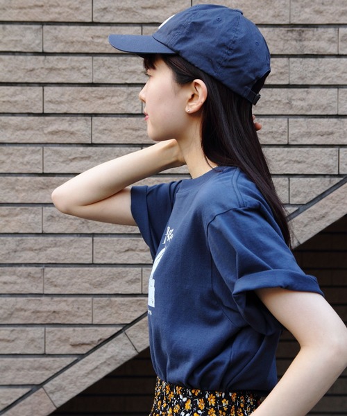 THE SHINZONE(ザ シンゾーン)の「THE SHINZONE/シンゾーン ロサンゼルスTEE LOS ANGELES TEE 24MMSCU03(Tシャツ/カットソー・レディース・ホワイト/ネイビー・FREE)」の3枚目の写真
