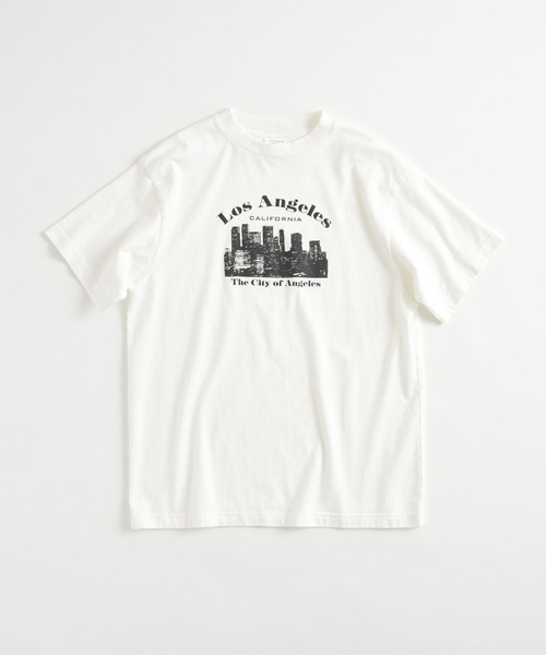 THE SHINZONE(ザ シンゾーン)の「THE SHINZONE/シンゾーン ロサンゼルスTEE LOS ANGELES TEE 24MMSCU03(Tシャツ/カットソー・レディース・ホワイト/ネイビー・FREE)」の12枚目の写真