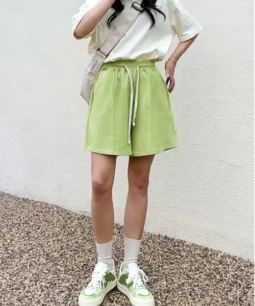 Miniministore（ミニミニストア）の「ショートパンツ スポーツパンツ 6色 夏ショートパンツ ショーパン 短パン ハーフパンツ クロップド（その他パンツ・レディース・グレー/ライトグリーン/グリーン/ピンク/ネイビー/ブラック・L/M/S）」の17枚目の写真