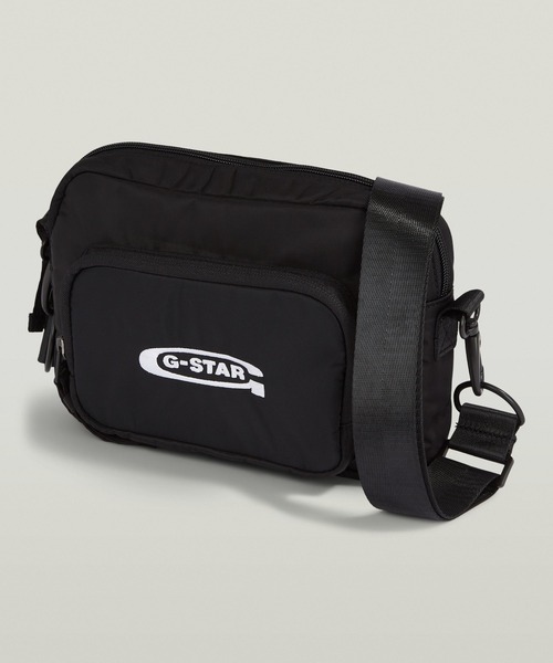 G-STAR(ジースター)の「PADDED FANNY BAG/ミニショルダーバッグ(ショルダーバッグ・メンズ・ダークブラック/グレー・ONE SIZE)」の1枚目の写真