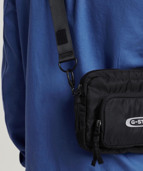 G-STAR(ジースター)の「PADDED FANNY BAG/ミニショルダーバッグ(ショルダーバッグ・メンズ・ダークブラック/グレー・ONE SIZE)」の10枚目の写真