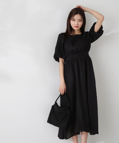 PROPORTION BODY DRESSING(プロポーションボディドレッシング)の「エンブロイダリースリーブワンピース / 1214140419(ワンピース・レディース・オフホワイト/ブルー/ブラック・SMALL/MEDIUM)」の10枚目の写真