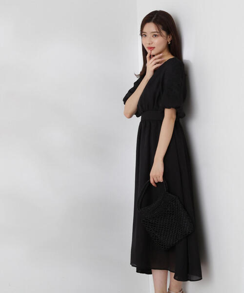 PROPORTION BODY DRESSING(プロポーションボディドレッシング)の「エンブロイダリースリーブワンピース / 1214140419(ワンピース・レディース・オフホワイト/ブルー/ブラック・SMALL/MEDIUM)」の12枚目の写真