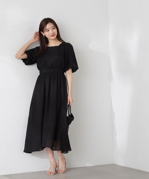 PROPORTION BODY DRESSING(プロポーションボディドレッシング)の「エンブロイダリースリーブワンピース / 1214140419(ワンピース・レディース・オフホワイト/ブルー/ブラック・SMALL/MEDIUM)」の3枚目の写真