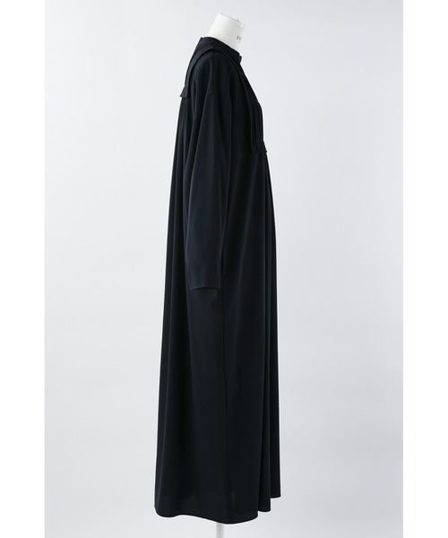 ENFOLD（エンフォルド）の「PEライトジョーゼット ピンタックドレス